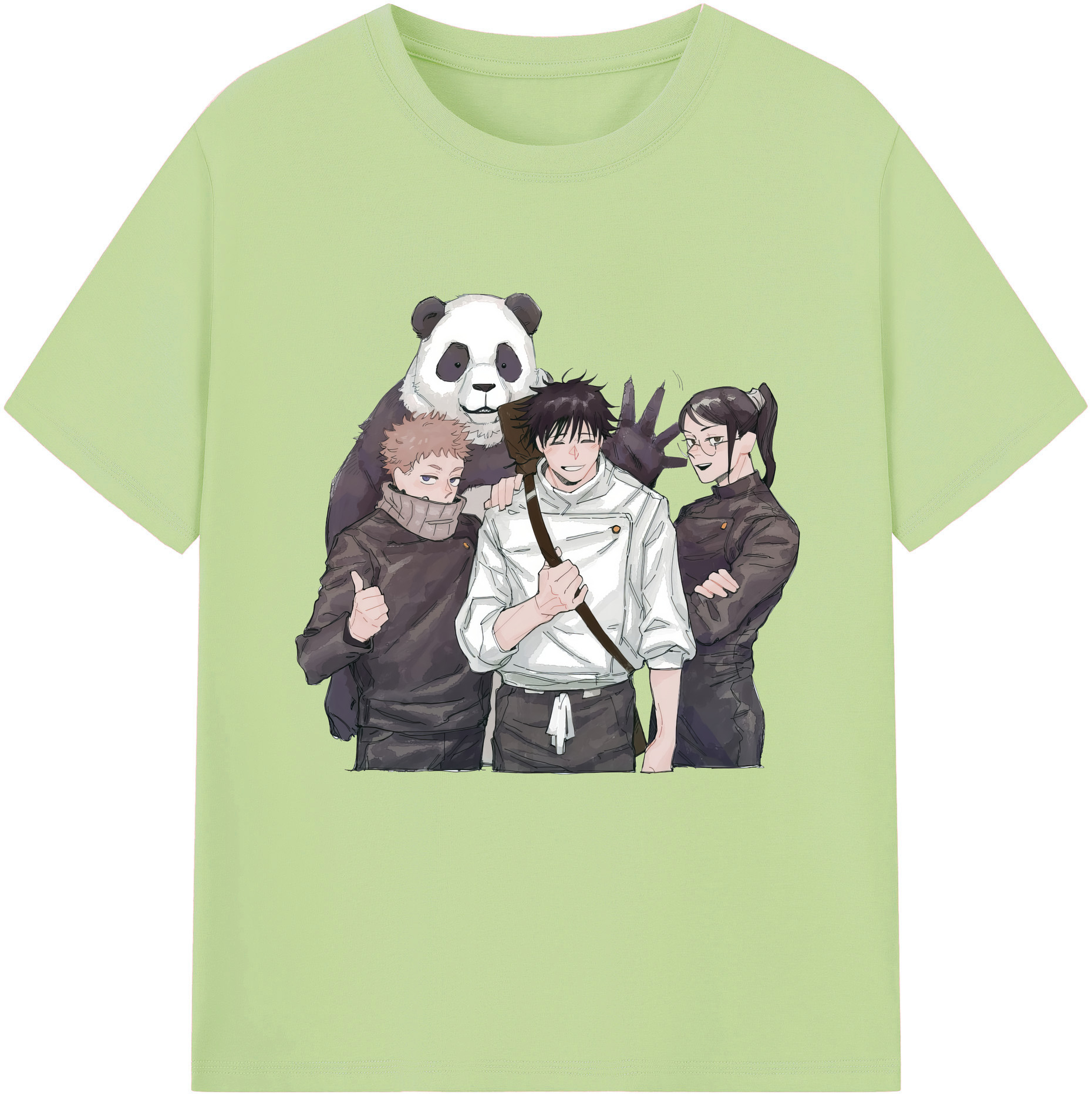 （画像用） 呪術廻戦 Jujutsu Kaisen 綿100％半袖Tシャツ（フロントプリント）